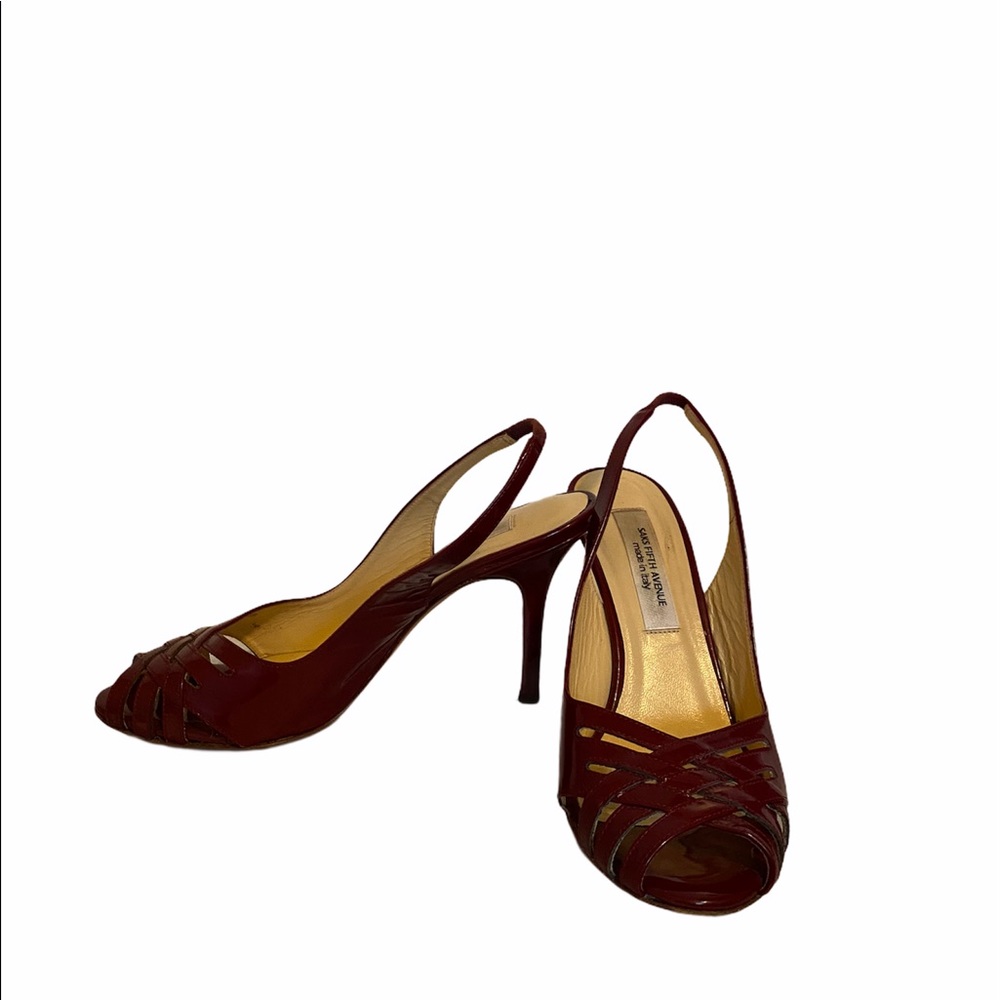 Vero Cuoio women’s slingback open-toe heels